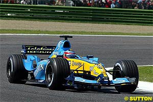 Alonso fought his way into fourth place