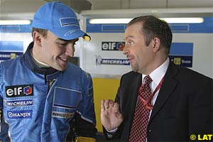 Fernando Alonso and Gascoyne, last year