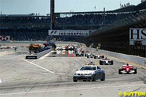 The Safety Car was deployed twice in the race