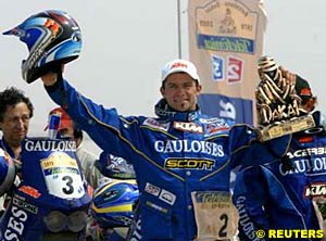 Motorcycle winner Cyril Despres