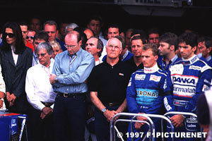 The 1-minute silence is observed