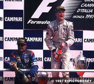 Champagne spraying goes ahead