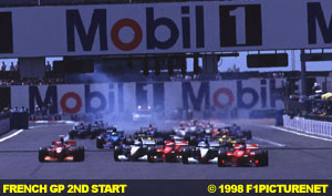 Second Start of the French GP