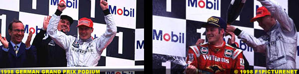 German Grand Prix Podium