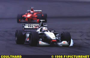 Coulthard and Schumacher
