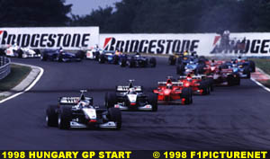 1999 Hungary GP Start