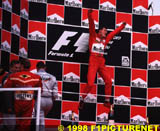 Schumacher jumps for joy