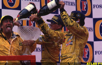 Eddie on the Podium