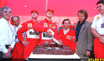 Schumacher's 100th GP