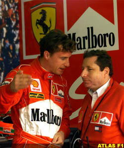 Irvine with Jean Todt