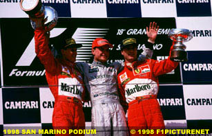 1998 San Marino Podium