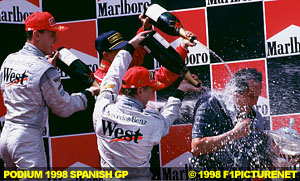 1998 Spain Podium