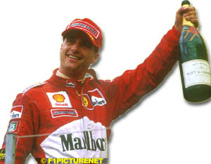 Winner Eddie Irvine