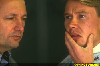 Ron Dennis and Mika Hakkinen