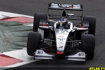 Mika Hakkinen at Belgium, 1998