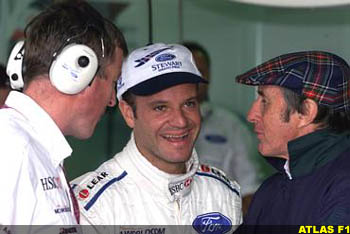 Rubinho Barrichello, the crowd's favorite