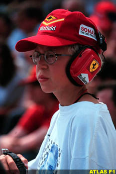 A fan dressed smart, Monaco 1998