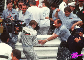The Champagne Spray, Monaco 1998