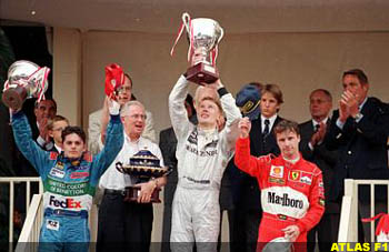 The Podium of Monaco 1998