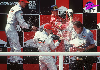 Spain 1998 - the podium