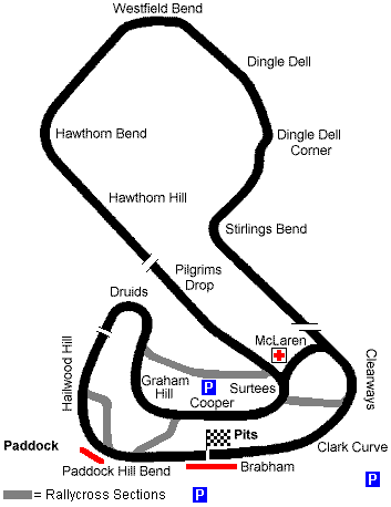 Brands Hatch circuit map