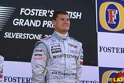 Coulthard winning the 2000 British GP