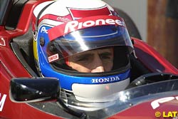 Alex Zanardi at a recent CART test