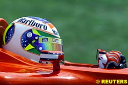 Barrichello's helmet