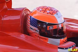 Schumacher's special US helmet