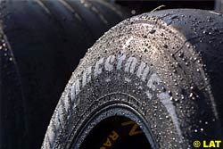 Michelin and Bridgestone tyres after the French GP