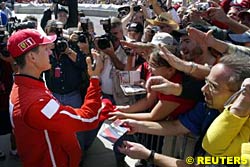 Schumacher Takes a Break from Fame 
