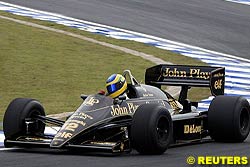 Bruno Senna Drives Tribute Lap of Interlagos