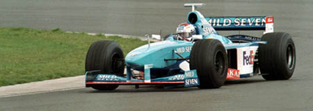 Jos Verstappen tests Benetton