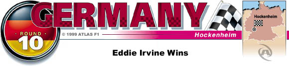 Eddie Irvine wins - German GP