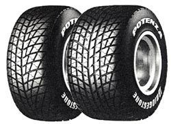 the new WF22 (front) and WF35 (rear) tyres