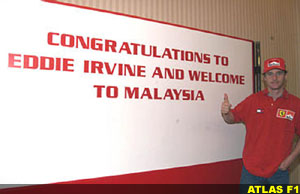 Eddie Irvine, Malaysia