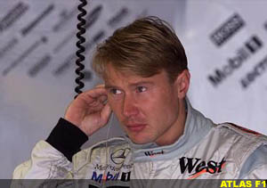 Mika Hakkinen, today at Imola