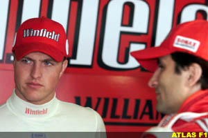 Ralf Schumacher and Alex Zanardi, today