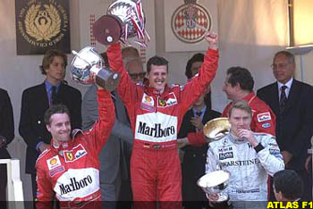 The 1999 Monaco GP Winners