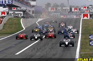 Spanish GP - the start