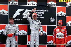 Spanish GP - the podium