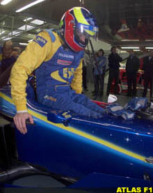 Ricardo Zonta, yesterday at Silverstone