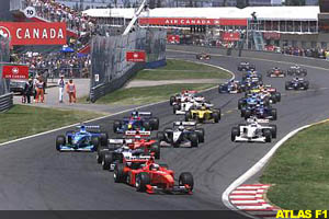 1999 Canadian Gp - the start