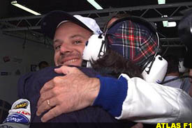 Rubens hugs Jackie, today