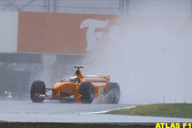 Schumacher in the wet, today