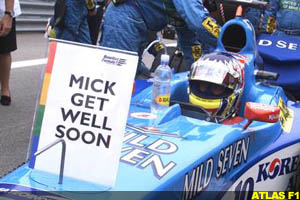 Alex Wurz with a message to Schumacher