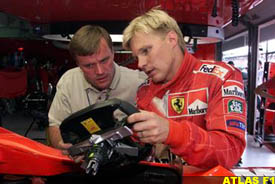 Tommi Makinen and Mika Salo, today
