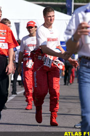 Ralf Schumacher and Alex Zanardi, today