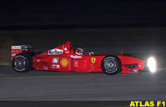 Running the F399 in the dark Fiorano