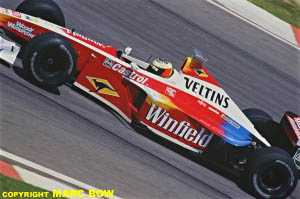 Ralf Schumacher flies around Kyalami